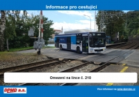 Omezení na lince 210