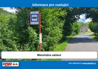 Mimořádná událost na lince č. 208