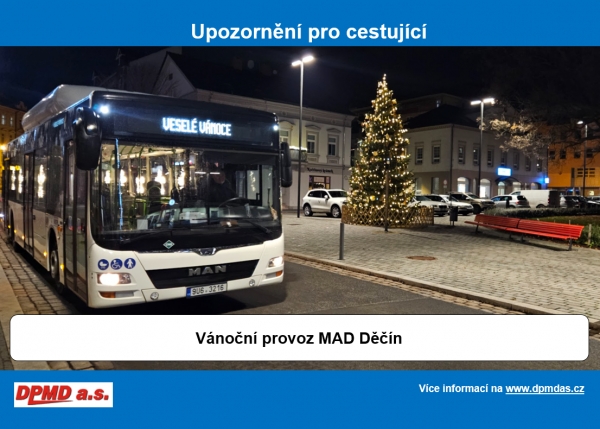 Veselé Vánoce a Šťastný Nový rok s MAD Děčín!