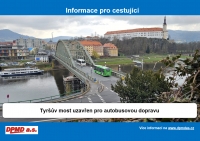 Omezení Tyršův most